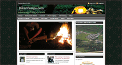 Desktop Screenshot of bikercamps.com