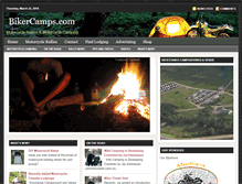 Tablet Screenshot of bikercamps.com